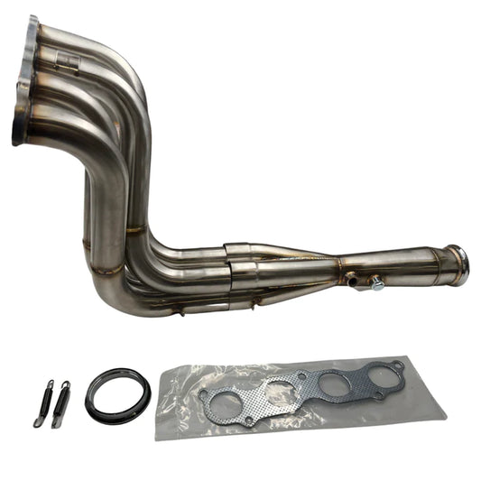 K Series K20 K24 Megaphone Pipe Header Exhaust 3" 4-1 Tri-Y EK EG DC2 Civic