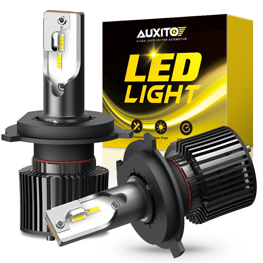 AUXITO H4 9003 LED Headlight Bulbs Hi Low Beam Conversion Kit 6000K White Canbus