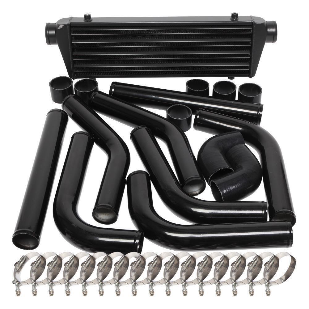 Universal 2.5" Intercooler + Piping + Clamps Kit